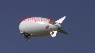high speed RC blimp airship flying high with remote control